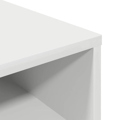 Boekenkast 34x31x80 cm bewerkt hout wit