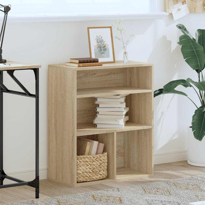 Boekenkast 60x30x71,5 cm bewerkt hout sonoma eikenkleurig