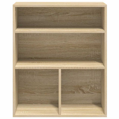 Boekenkast 60x30x71,5 cm bewerkt hout sonoma eikenkleurig