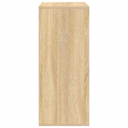 Boekenkast 60x30x71,5 cm bewerkt hout sonoma eikenkleurig