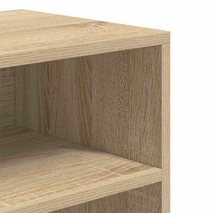 Boekenkast 60x30x71,5 cm bewerkt hout sonoma eikenkleurig