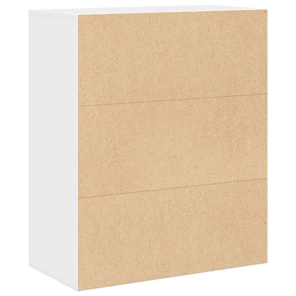 Boekenkast 60x30x71,5 cm bewerkt hout wit