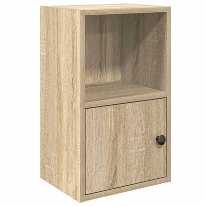 Boekenkast 31x24x52 cm bewerkt hout sonoma eikenkleurig
