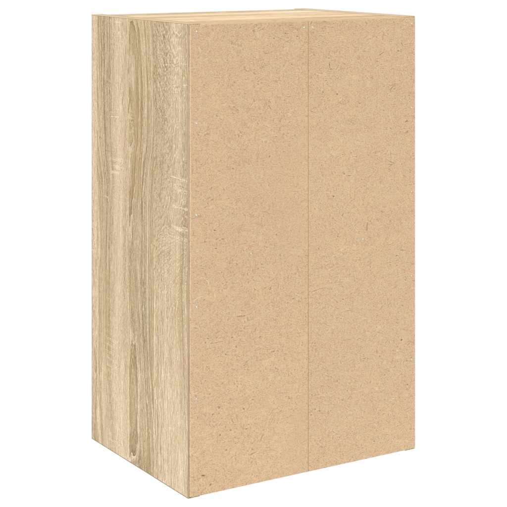 Boekenkast 31x24x52 cm bewerkt hout sonoma eikenkleurig