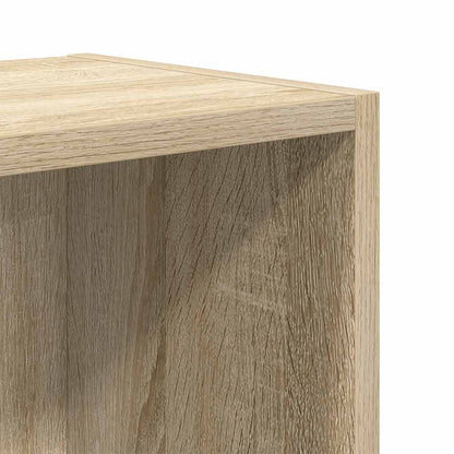 Boekenkast 31x24x52 cm bewerkt hout sonoma eikenkleurig