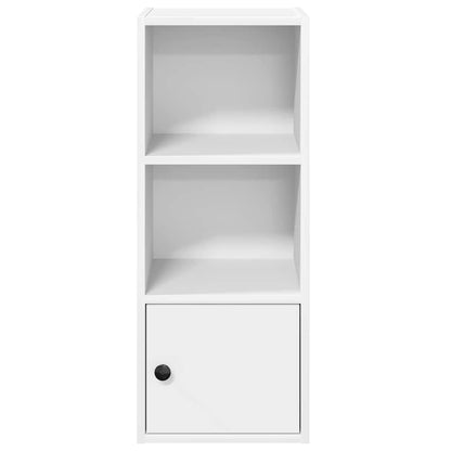 Boekenkast 31x24x77 cm bewerkt hout wit