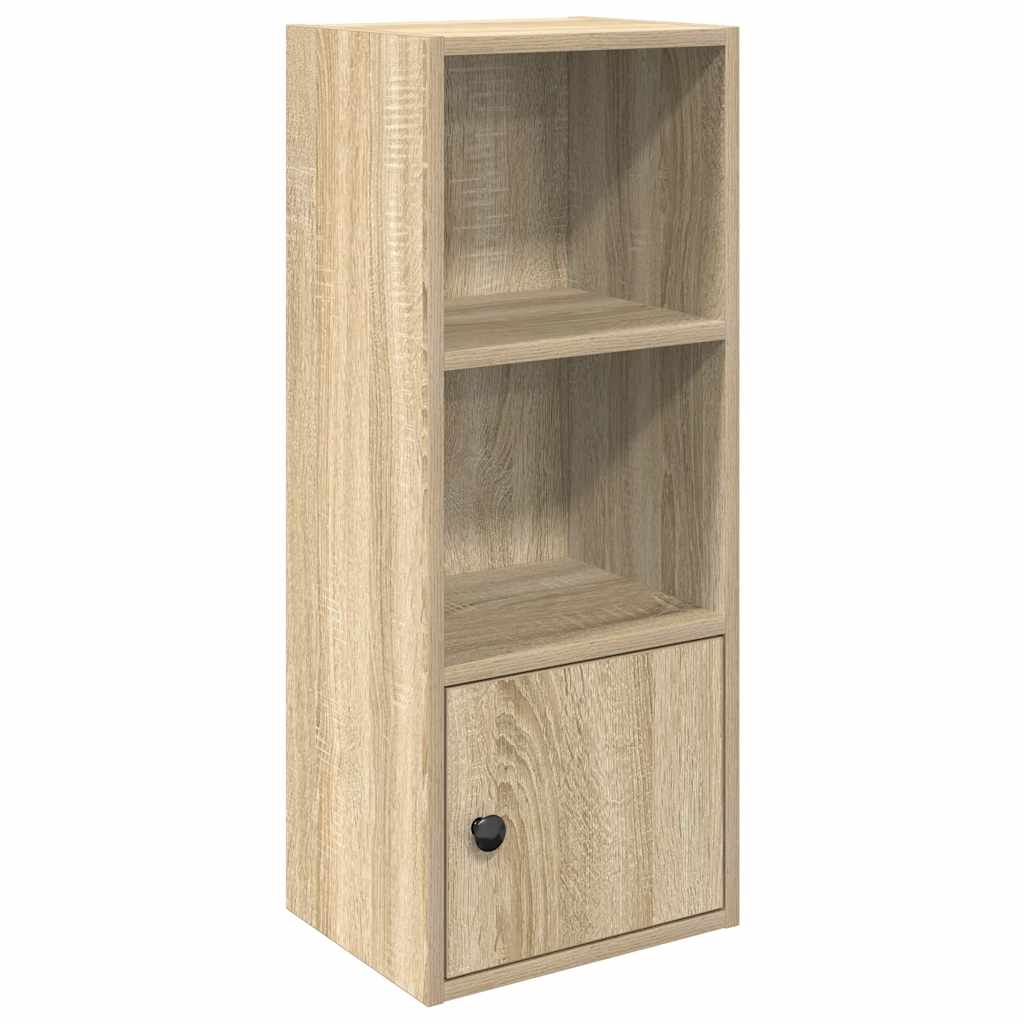 Boekenkast 31x24x77 cm bewerkt hout sonoma eikenkleurig