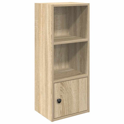 Boekenkast 31x24x77 cm bewerkt hout sonoma eikenkleurig