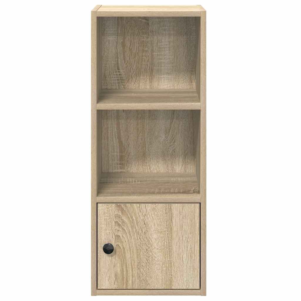Boekenkast 31x24x77 cm bewerkt hout sonoma eikenkleurig