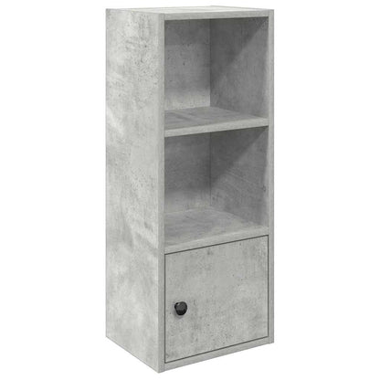 Boekenkast 31x24x77 cm bewerkt hout betongrijs