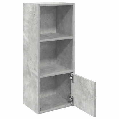 Boekenkast 31x24x77 cm bewerkt hout betongrijs
