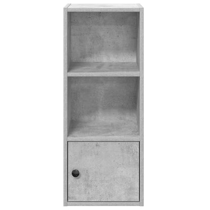 Boekenkast 31x24x77 cm bewerkt hout betongrijs