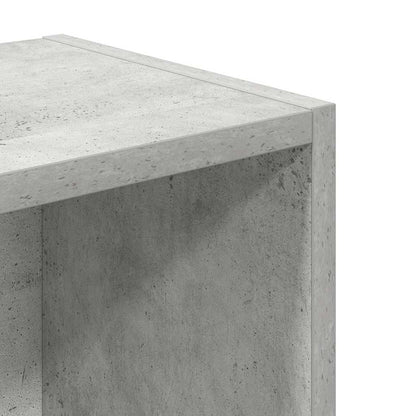 Boekenkast 31x24x77 cm bewerkt hout betongrijs