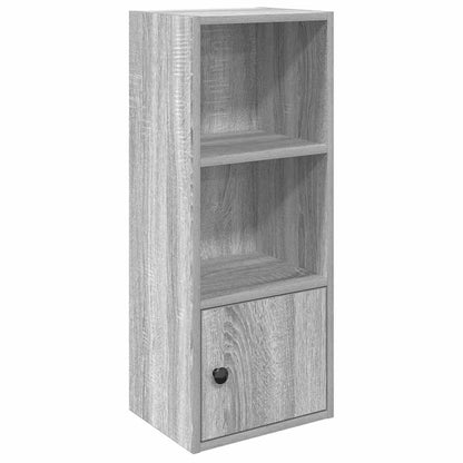 Boekenkast 31x24x77 cm bewerkt hout grijs sonoma eikenkleurig