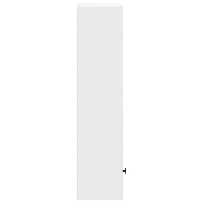 Boekenkast 31x24x102 cm bewerkt hout wit