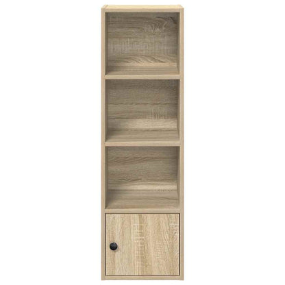 Boekenkast 31x24x102 cm bewerkt hout sonoma eikenkleurig