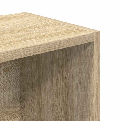 Boekenkast 31x24x102 cm bewerkt hout sonoma eikenkleurig