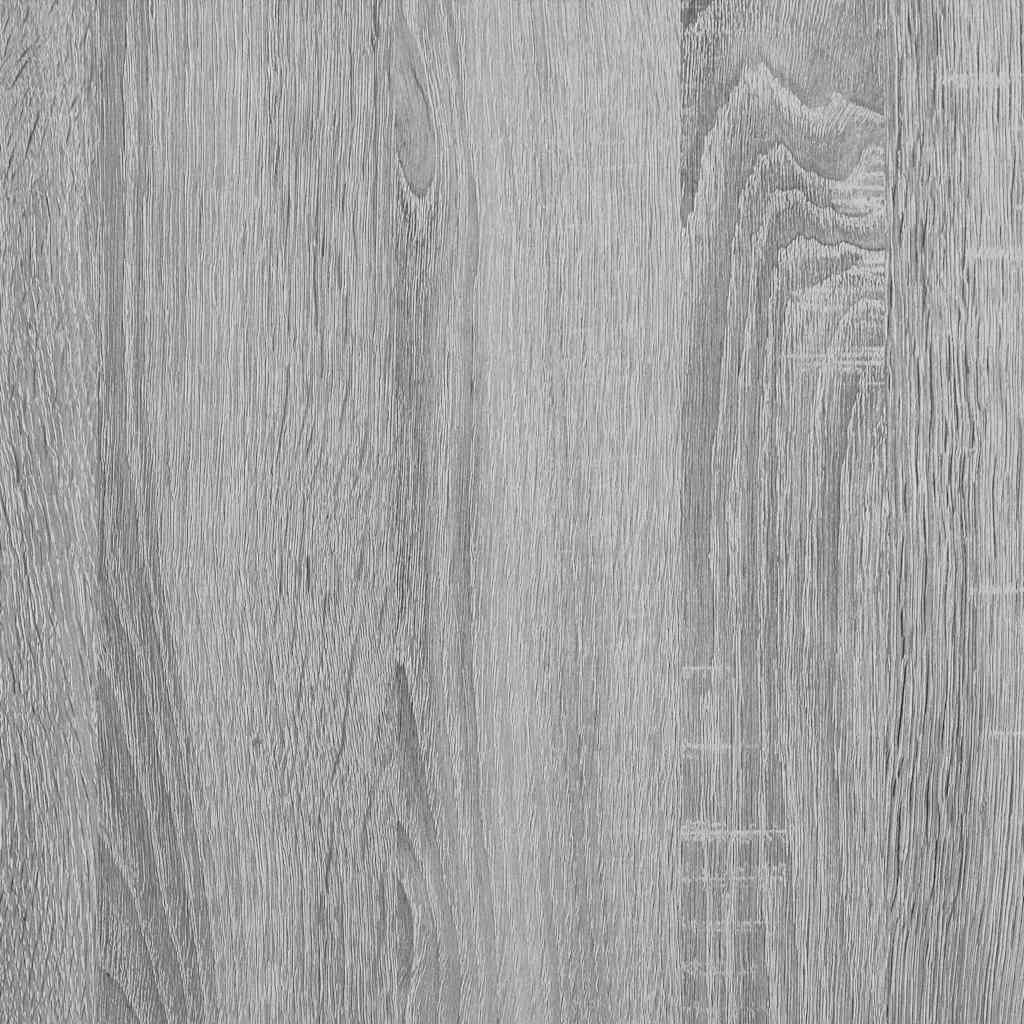 Boekenkast 31x24x102 cm bewerkt hout grijs sonoma eikenkleurig