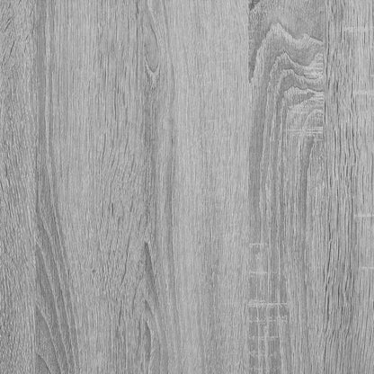 Boekenkast 31x24x102 cm bewerkt hout grijs sonoma eikenkleurig