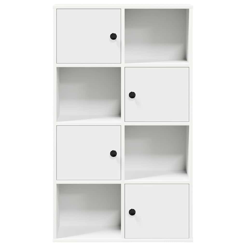 Boekenkast 60x24x101,5 cm bewerkt hout wit