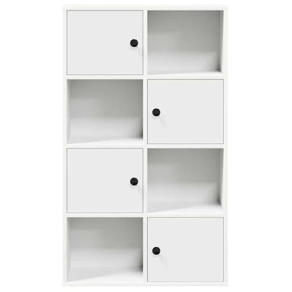 Boekenkast 60x24x101,5 cm bewerkt hout wit