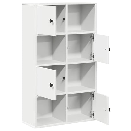Boekenkast 60x24x101,5 cm bewerkt hout wit