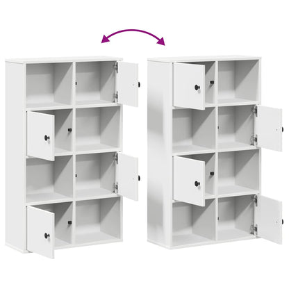 Boekenkast 60x24x101,5 cm bewerkt hout wit