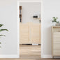 Draaideuren louvredesign 1-paar 80x80 cm massief grenenhout
