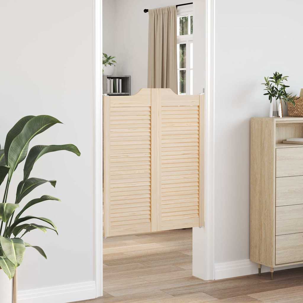Draaideuren louvredesign 1-paar 100x80 cm massief grenenhout