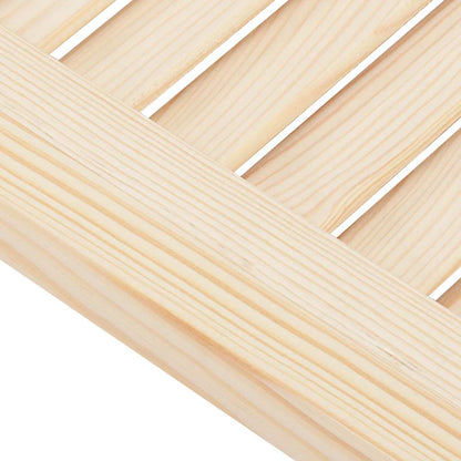 Draaideuren louvredesign 1-paar 100x80 cm massief grenenhout