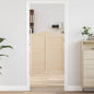 Draaideuren louvredesign 1-paar 100x80 cm massief grenenhout