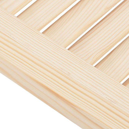 Draaideuren louvre design 2-Paar 90x100 cm massief grenenhout
