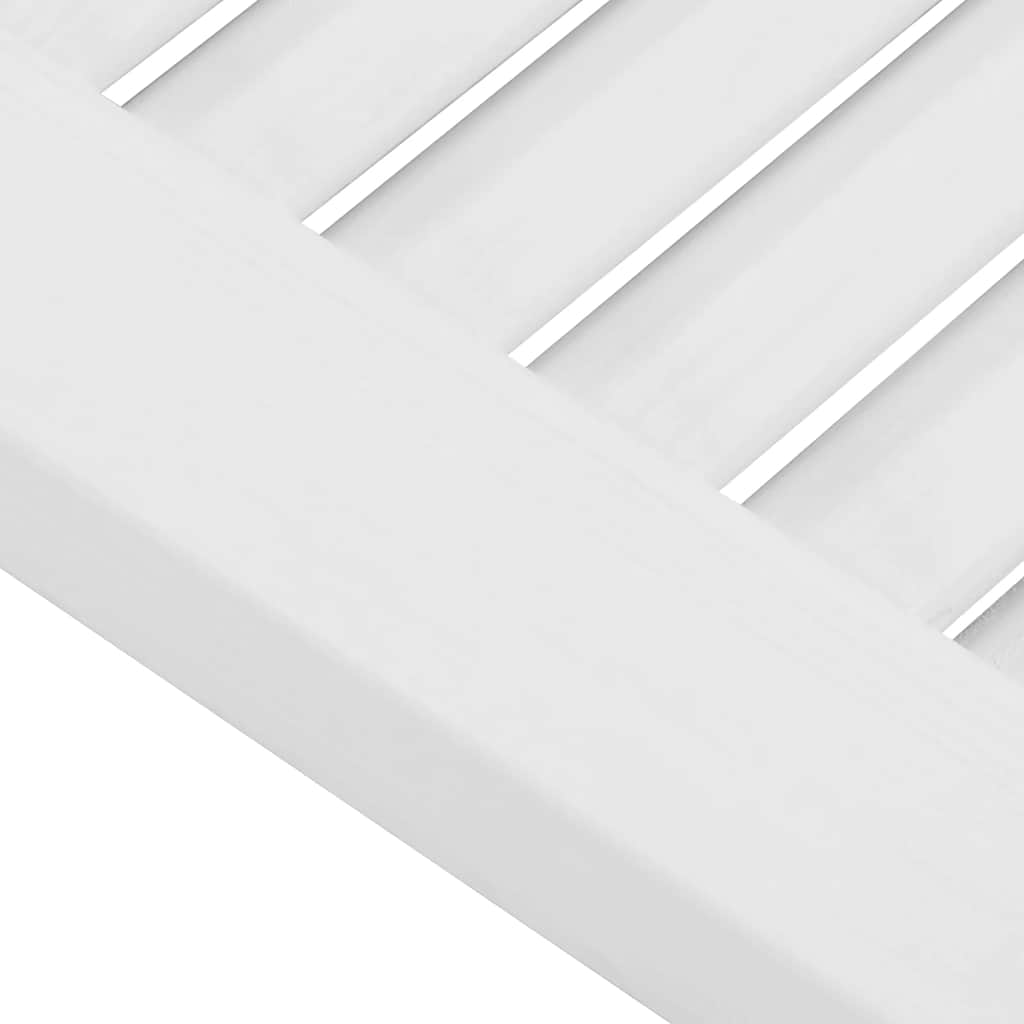 Draaideuren louvredesign 1-paar 90x80 cm wit