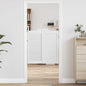 Draaideuren louvredesign 1-paar 90x80 cm wit