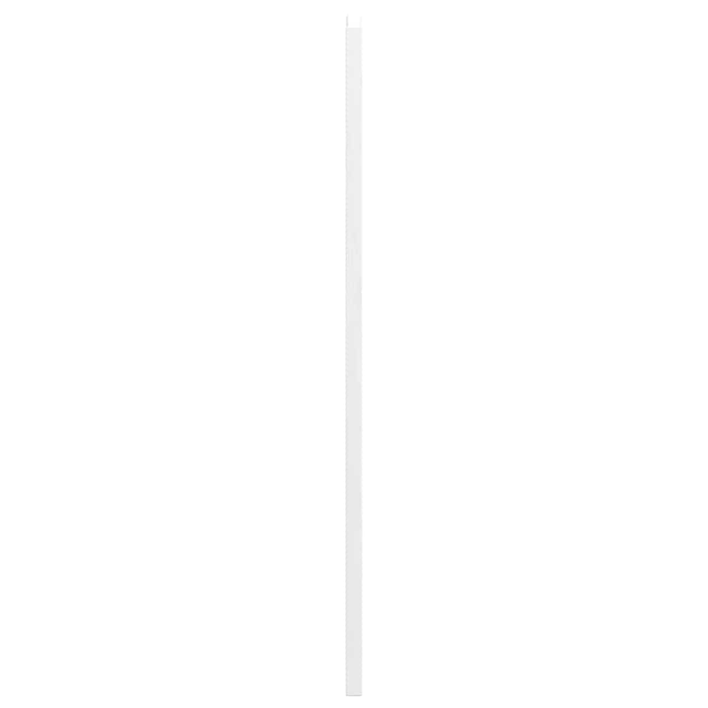 Draaideuren lamellendesign 1-paar 90x100 cm wit