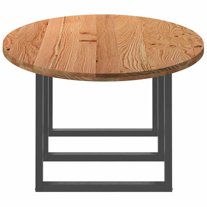 Eettafel 280x120x74 cm ovaal massief eikenhout lichtbruin