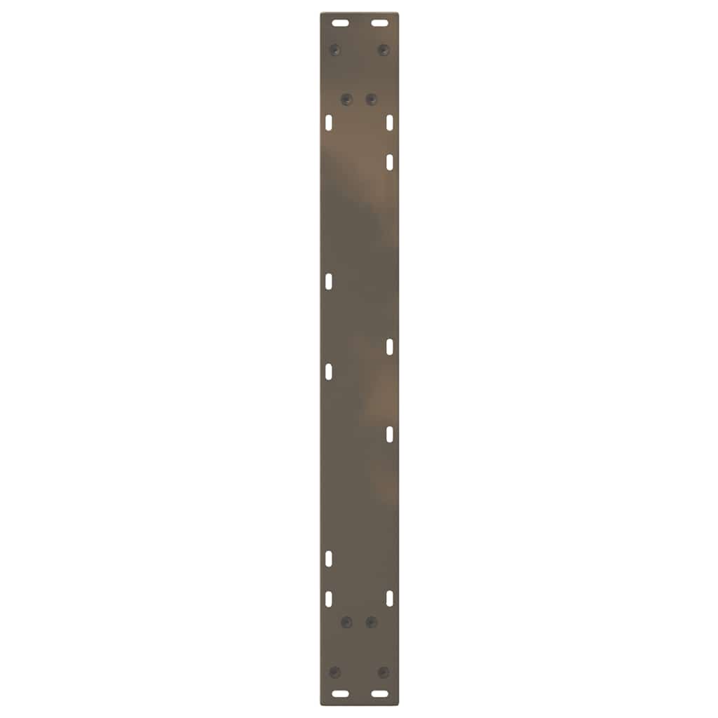Eettafel 280x120x74 cm ovaal massief eikenhout lichtbruin