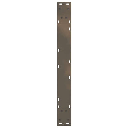 Eettafel 280x120x74 cm ovaal massief eikenhout lichtbruin