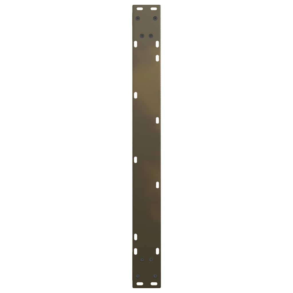 Eettafel 280x120x74 cm ovaal massief eikenhout lichtbruin