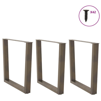 Eettafel 320x120x74 cm ovaal massief eikenhout lichtbruin