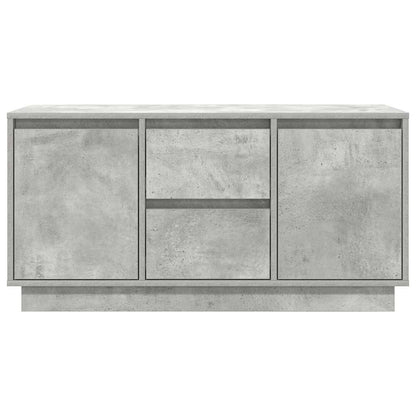 Tv-meubel met LED-verlichting 100x41x50 cm betongrijs