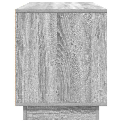 Tv-meubel met LED-verlichting 100x41x50 cm grijs sonoma eiken