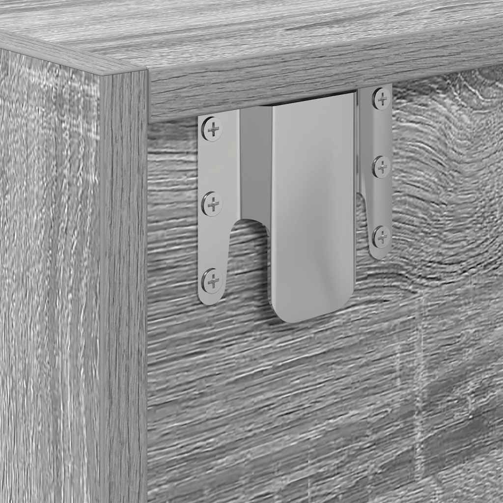 Tv-meubelen 2 st 60x31x25,5 cm bewerkt hout grijs sonoma eiken