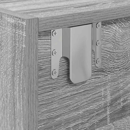 Tv-meubelen 2 st 60x31x25,5 cm bewerkt hout grijs sonoma eiken