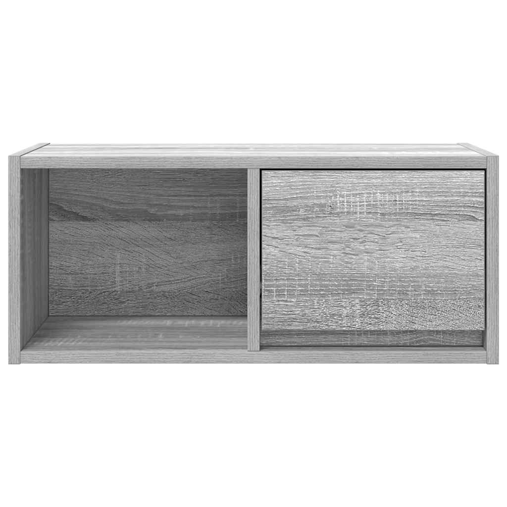 Tv-meubelen 2 st 60x31x25,5 cm bewerkt hout grijs sonoma eiken