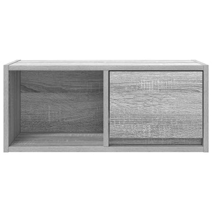 Tv-meubelen 2 st 60x31x25,5 cm bewerkt hout grijs sonoma eiken