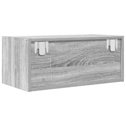 Tv-meubelen 2 st 60x31x25,5 cm bewerkt hout grijs sonoma eiken