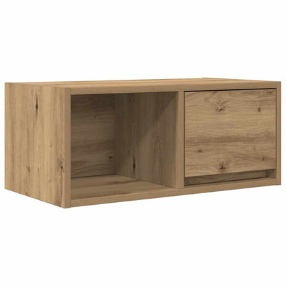 Tv-meubelen 2 st 60x31x25,5 cm bewerkt hout artisanaal eiken