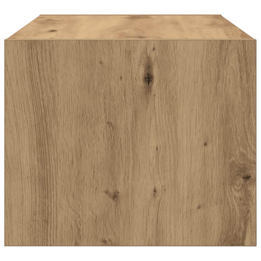 Tv-meubelen 2 st 60x31x25,5 cm bewerkt hout artisanaal eiken