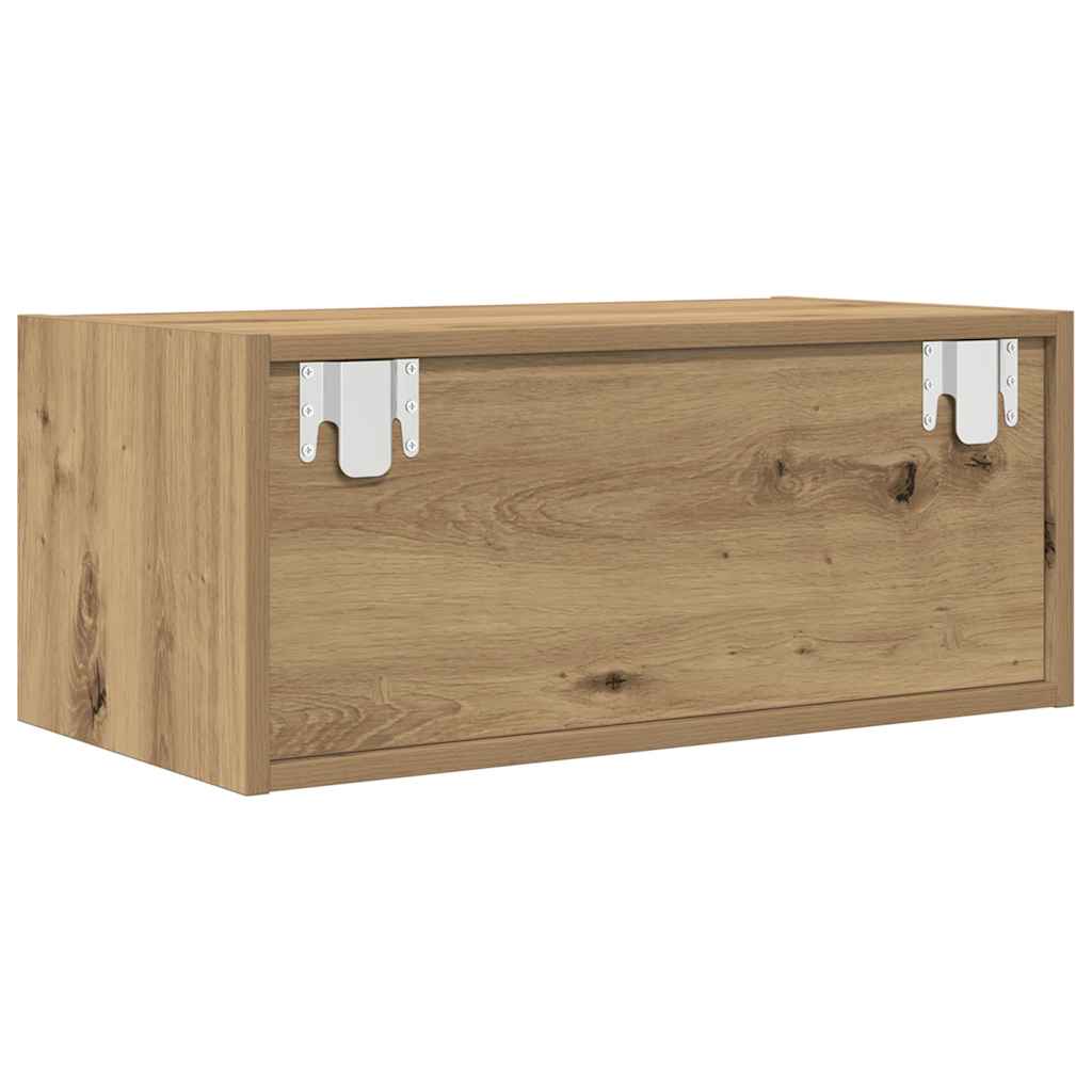 Tv-meubelen 2 st 60x31x25,5 cm bewerkt hout artisanaal eiken